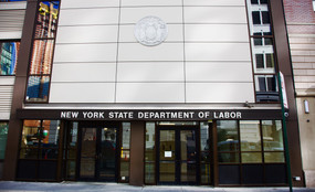 The New York State Department of Labor office in Brooklyn, New York.