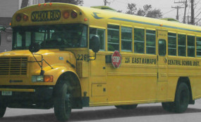 An East Ramapo Central School District school bus.