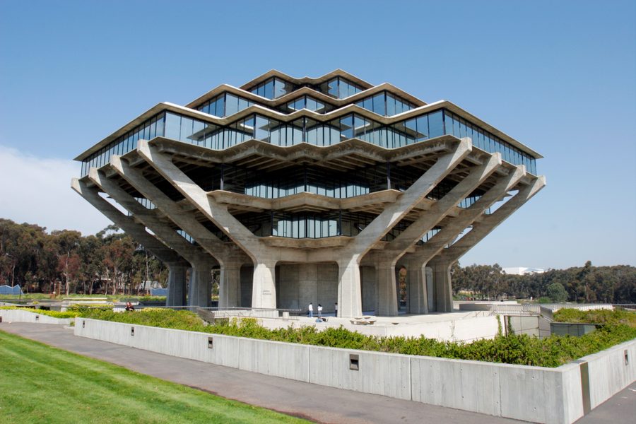 Geisel Library at the University of California, San Diego.