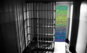 A jail room