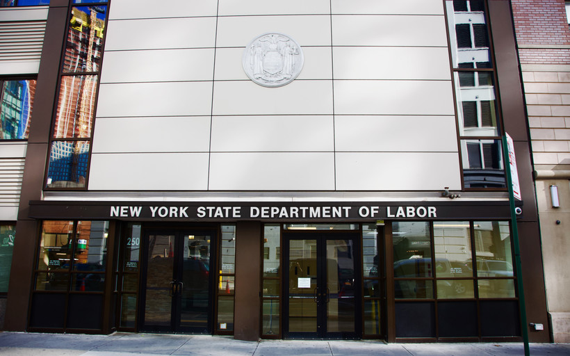 The New York State Department of Labor office in Brooklyn, New York.