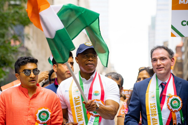 Adams at India Parade
