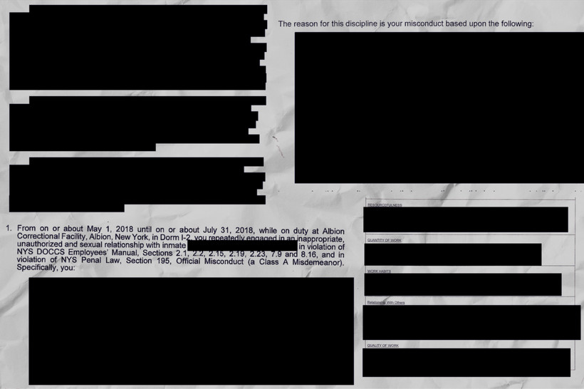 Screenshots of documents the prison system sent in response to New York Focus's public records requests.